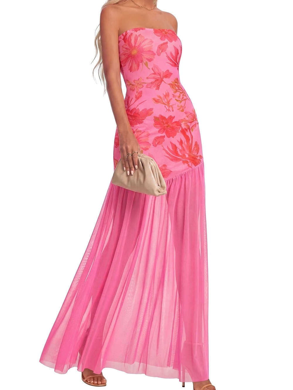 Brand New XL KIRUNDO Floral Wedding Guest or Special Occasion Dress for Women